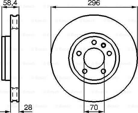 BOSCH 0 986 478 593 - Bremsscheibe alexcarstop-ersatzteile.com