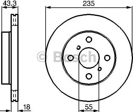 BOSCH 0 986 478 582 - Bremsscheibe alexcarstop-ersatzteile.com