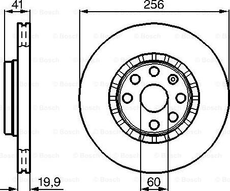 BOSCH 0 986 478 535 - Bremsscheibe alexcarstop-ersatzteile.com