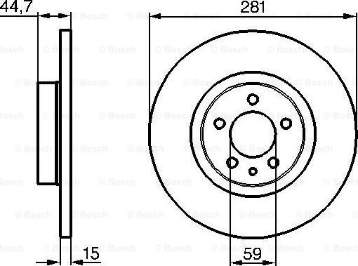 BOSCH 0 986 478 668 - Bremsscheibe alexcarstop-ersatzteile.com