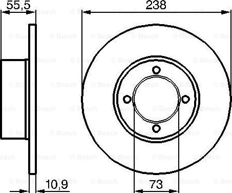 BOSCH 0 986 478 079 - Bremsscheibe alexcarstop-ersatzteile.com