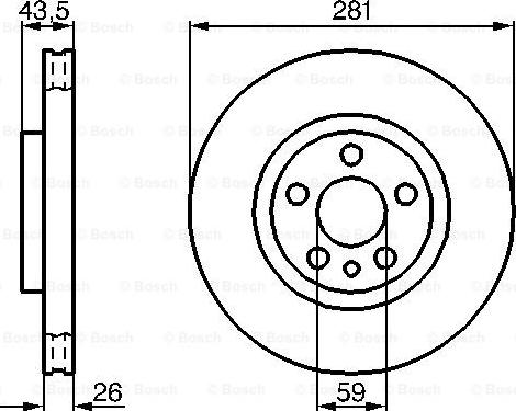 BOSCH 0 986 478 812 - Bremsscheibe alexcarstop-ersatzteile.com