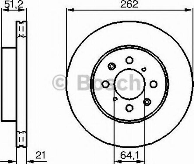 BOSCH 0 986 478 240 - Bremsscheibe alexcarstop-ersatzteile.com