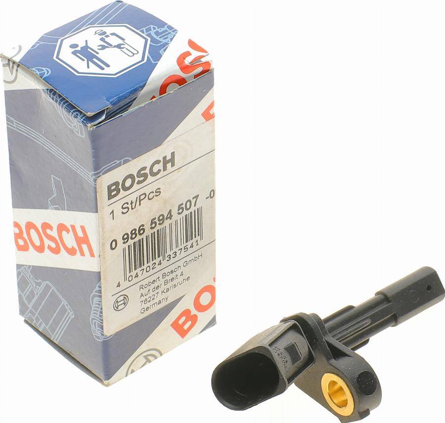 BOSCH 0 986 594 507 - Sensor, Raddrehzahl alexcarstop-ersatzteile.com