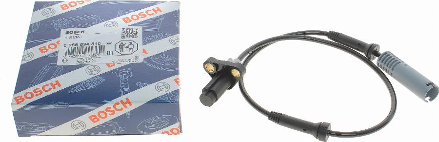 BOSCH 0 986 594 510 - Sensor, Raddrehzahl alexcarstop-ersatzteile.com