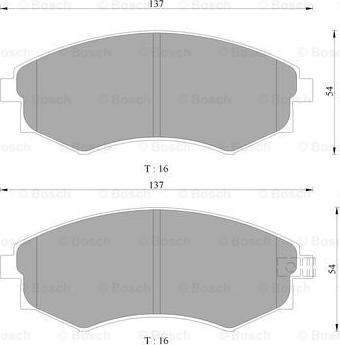 BOSCH 0 986 505 902 - Bremsbelagsatz, Scheibenbremse alexcarstop-ersatzteile.com