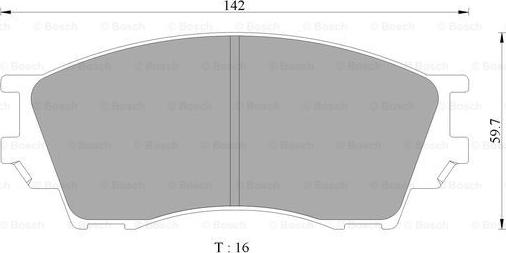 BOSCH 0 986 505 650 - Bremsbelagsatz, Scheibenbremse alexcarstop-ersatzteile.com