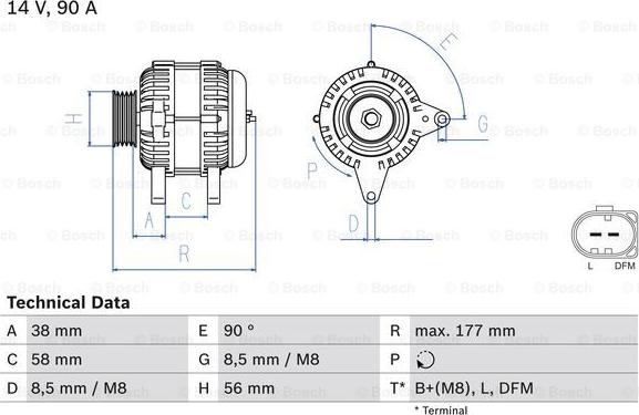 BOSCH 0 986 049 101 - Generator alexcarstop-ersatzteile.com