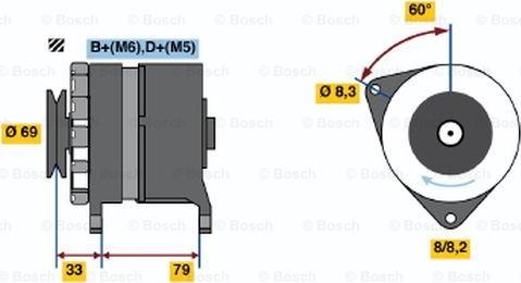 BOSCH 0 986 044 781 - Generator alexcarstop-ersatzteile.com