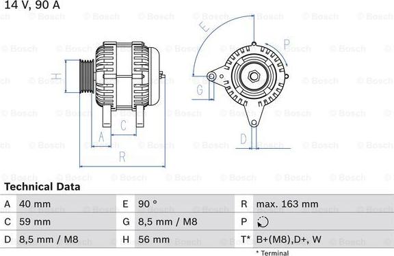 BOSCH 0 986 040 940 - Generator alexcarstop-ersatzteile.com