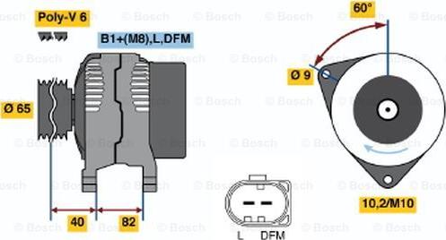 BOSCH 0 986 048 120 - Generator alexcarstop-ersatzteile.com