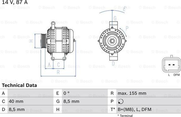 BOSCH 0 986 042 720 - Generator alexcarstop-ersatzteile.com