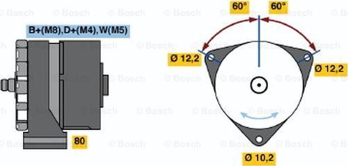 BOSCH 0 986 047 870 - Generator alexcarstop-ersatzteile.com