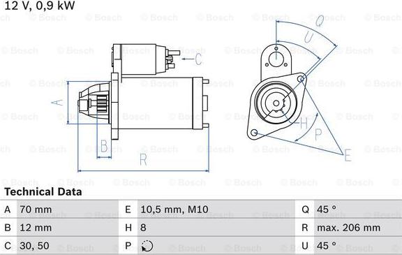 BOSCH 0 986 018 621 - Starter alexcarstop-ersatzteile.com