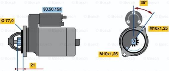 BOSCH 0 986 012 171 - Starter alexcarstop-ersatzteile.com