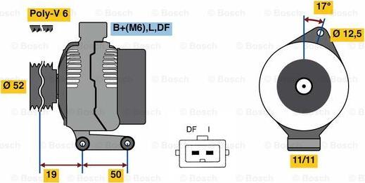 BOSCH 0 986 080 230 - Generator alexcarstop-ersatzteile.com