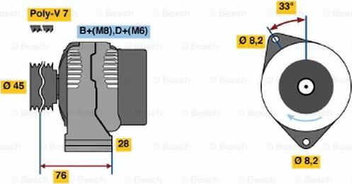 BOSCH 0 986 039 200 - Generator alexcarstop-ersatzteile.com