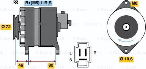 BOSCH 0 986 035 681 - Generator alexcarstop-ersatzteile.com