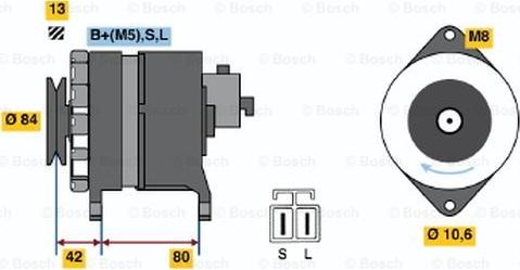 BOSCH 0 986 035 371 - Generator alexcarstop-ersatzteile.com