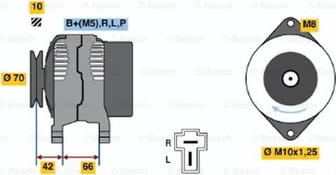 BOSCH 0 986 035 791 - Generator alexcarstop-ersatzteile.com