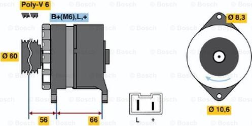 BOSCH 0 986 036 941 - Generator alexcarstop-ersatzteile.com