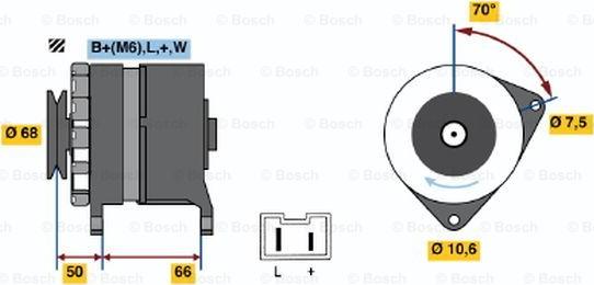 BOSCH 0 986 036 901 - Generator alexcarstop-ersatzteile.com