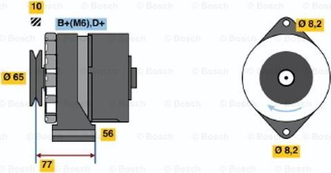 BOSCH 0 986 030 870 - Generator alexcarstop-ersatzteile.com