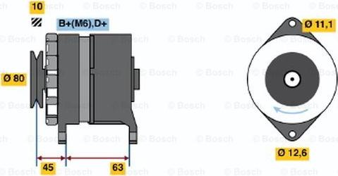 BOSCH 0 986 031 410 - Generator alexcarstop-ersatzteile.com