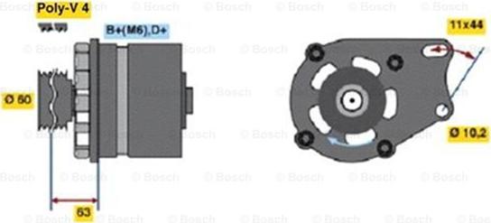 BOSCH 0 986 038 621 - Generator alexcarstop-ersatzteile.com