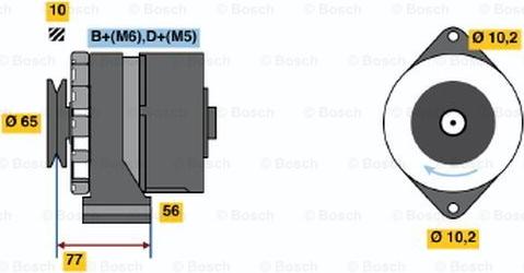 BOSCH 0 986 038 190 - Generator alexcarstop-ersatzteile.com