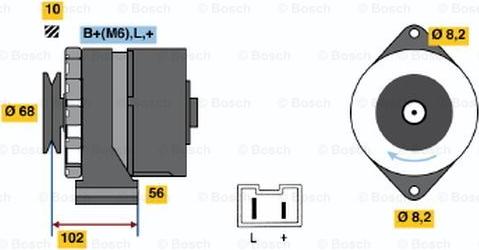 BOSCH 0 986 033 990 - Generator alexcarstop-ersatzteile.com