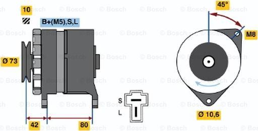 BOSCH 0 986 033 441 - Generator alexcarstop-ersatzteile.com