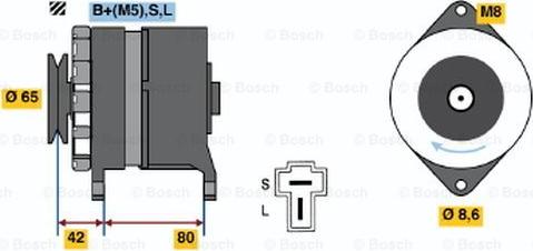 BOSCH 0 986 033 471 - Generator alexcarstop-ersatzteile.com