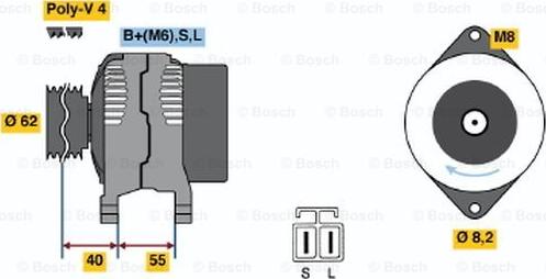 BOSCH 0 986 037 201 - Generator alexcarstop-ersatzteile.com