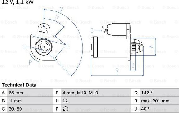 BOSCH 0 986 021 741 - Starter alexcarstop-ersatzteile.com