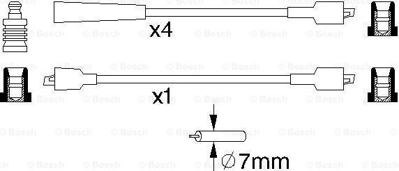 BOSCH 0 986 356 840 - Zündleitungssatz alexcarstop-ersatzteile.com