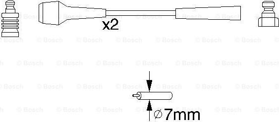 BOSCH 0 986 356 827 - Zündleitungssatz alexcarstop-ersatzteile.com