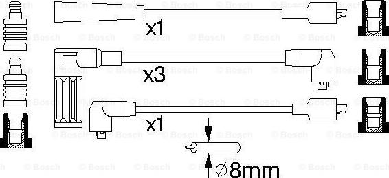 BOSCH 0 986 356 737 - Zündleitungssatz alexcarstop-ersatzteile.com