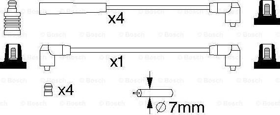 BOSCH 0 986 357 068 - Zündleitungssatz alexcarstop-ersatzteile.com