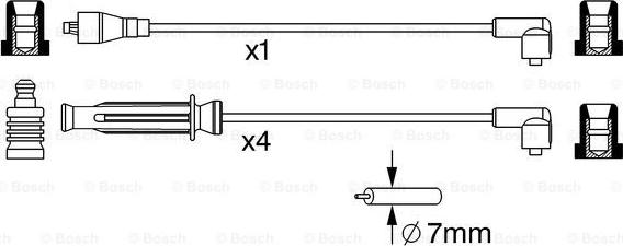 BOSCH 0 986 357 236 - Zündleitungssatz alexcarstop-ersatzteile.com