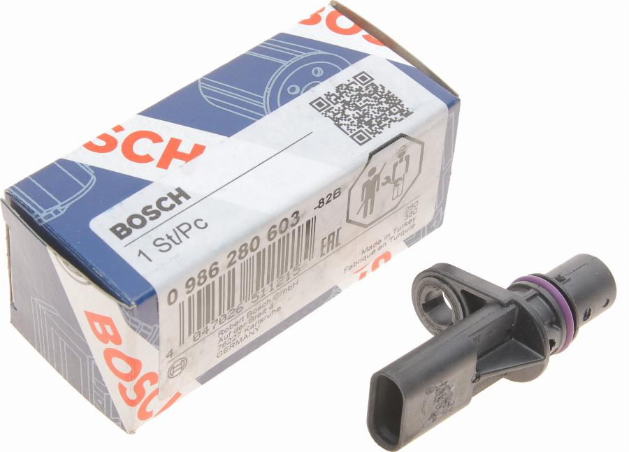 BOSCH 0 986 280 603 - Sensor, Nockenwellenposition alexcarstop-ersatzteile.com