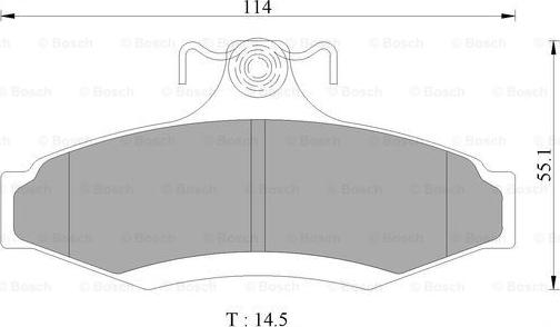 BOSCH 0 986 AB9 047 - Bremsbelagsatz, Scheibenbremse alexcarstop-ersatzteile.com