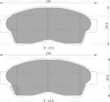 BOSCH 0 986 AB9 063 - Bremsbelagsatz, Scheibenbremse alexcarstop-ersatzteile.com