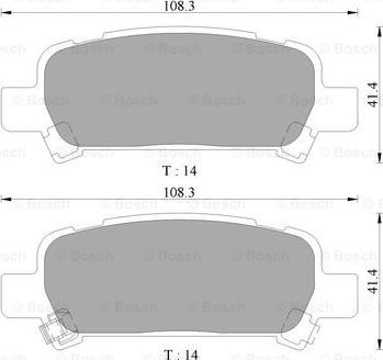 BOSCH 0 986 AB9 085 - Bremsbelagsatz, Scheibenbremse alexcarstop-ersatzteile.com