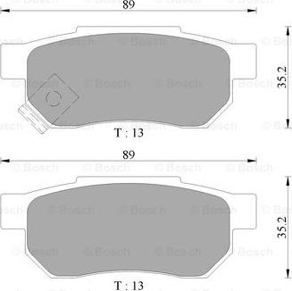 BOSCH 0 986 AB9 034 - Bremsbelagsatz, Scheibenbremse alexcarstop-ersatzteile.com