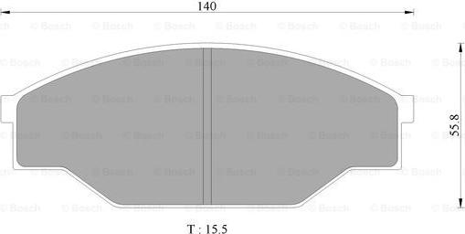 BOSCH 0 986 AB9 130 - Bremsbelagsatz, Scheibenbremse alexcarstop-ersatzteile.com