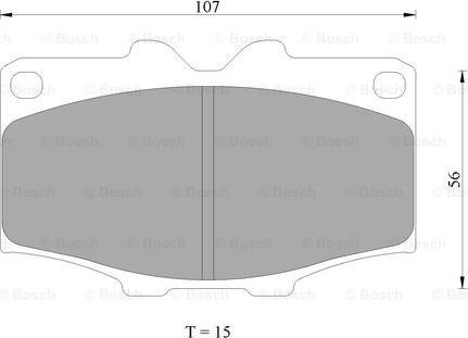 BOSCH 0 986 AB9 175 - Bremsbelagsatz, Scheibenbremse alexcarstop-ersatzteile.com