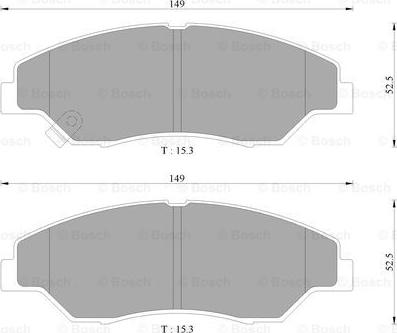 BOSCH 0 986 AB9 285 - Bremsbelagsatz, Scheibenbremse alexcarstop-ersatzteile.com