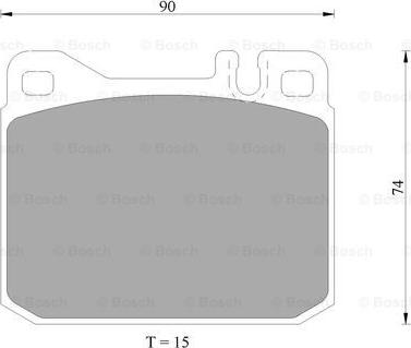 BOSCH 0 986 AB4 988 - Bremsbelagsatz, Scheibenbremse alexcarstop-ersatzteile.com