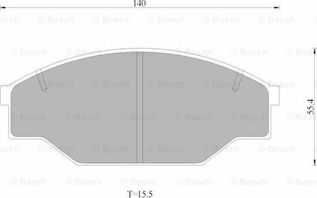 BOSCH 0 986 AB4 499 - Bremsbelagsatz, Scheibenbremse alexcarstop-ersatzteile.com